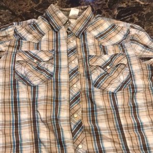 True religion button up long sleeves shirt